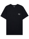 Raymond Short Sleeve T-shirt Black - A.P.C. - BALAAN 2