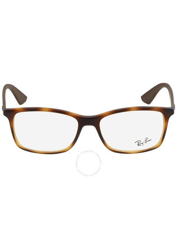 Ray Ban Demo Square Unisex Eyeglasses RX7047 5573 56 - RAY-BAN - BALAAN 1