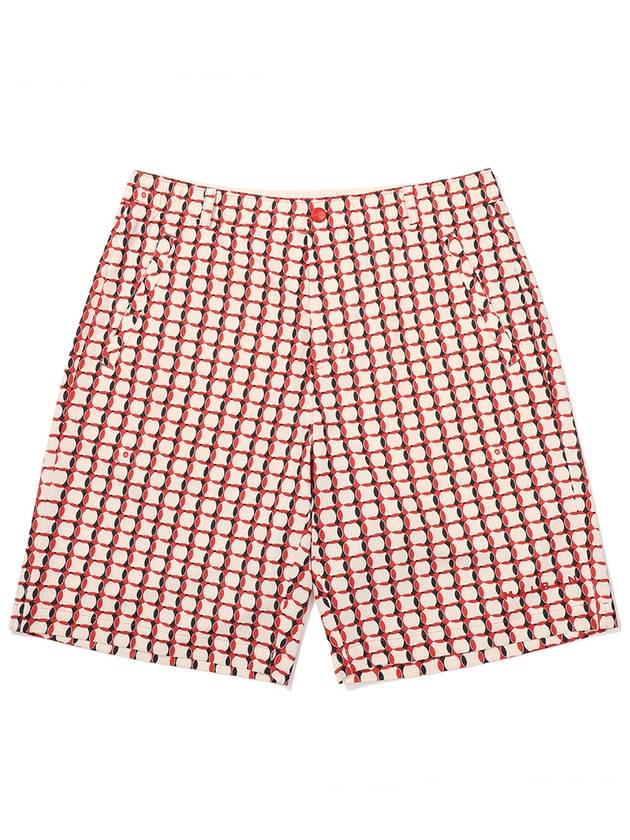 Team graphic pattern half pants RED MAN - MALBON GOLF - BALAAN 1