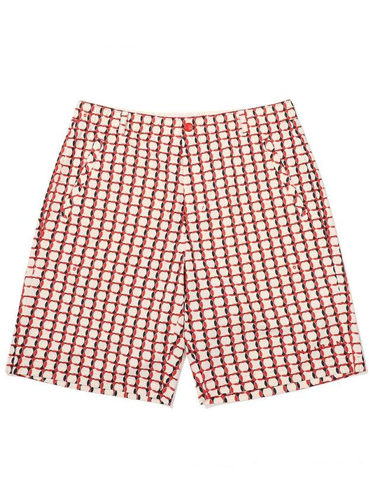 Team graphic pattern half pants RED MAN - MALBON GOLF - BALAAN 1