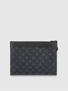 Louis Vuitton Monogram Eclipse Pochette Clutch Bag Black - LOUIS VUITTON - BALAAN 4