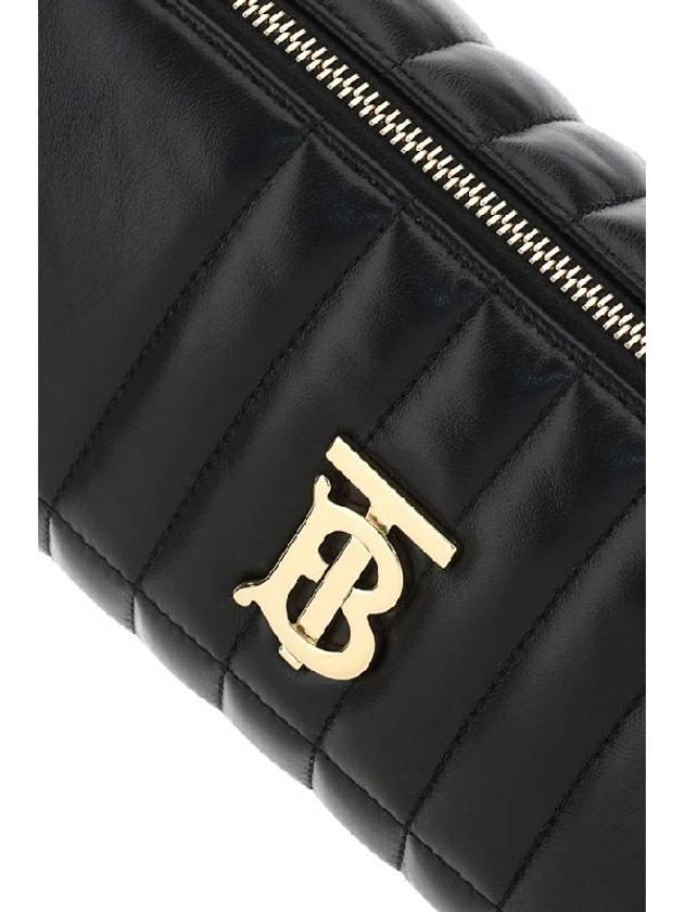 Lola Barrel Leather Cross Bag Black - BURBERRY - BALAAN 6