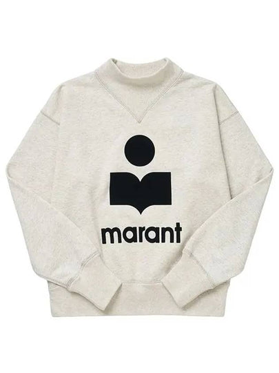 Moby Logo Print Sweatshirt Ecru - ISABEL MARANT - BALAAN 2