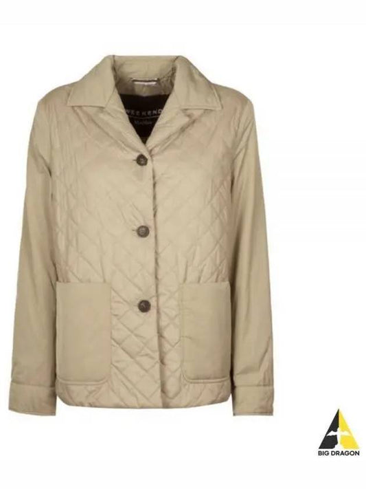 Saco Nylon Padding Beige - MAX MARA - BALAAN 2