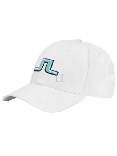 Angus Embroidered Logo Ball Cap White - J.LINDEBERG - BALAAN 2