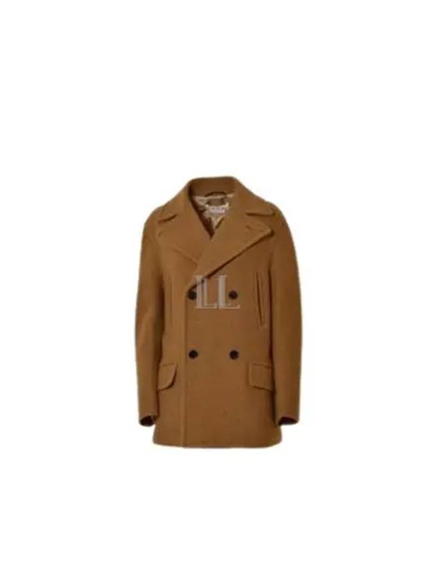 Boucle Wool Midi Double Coat Camel - MARNI - BALAAN 2