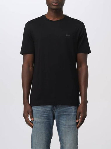 Short Sleeve T-Shirt 50468347 001 Black - HUGO BOSS - BALAAN 1