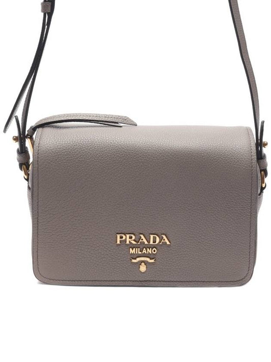 Vitello Phoenix Cross Bag Grey - PRADA - BALAAN 2