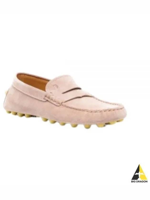 Gommino Bubble Suede Driving Shoes Beige - TOD'S - BALAAN 2