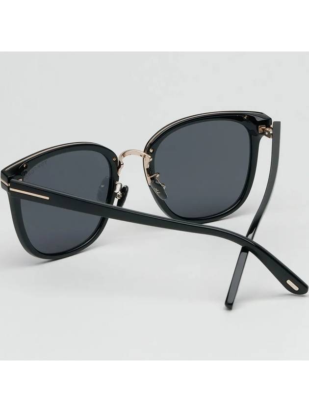 Eyewear Horn-Rim Square Sunglasses Black - TOM FORD - BALAAN 5