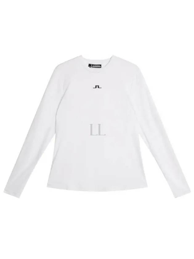 Golf Logo Print Ada Long Sleeve T-Shirt White - J.LINDEBERG - BALAAN 2