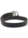 Ferragamo Men's SF Logo Reversible Belt 67 A251 NERO HICKORY 0734199 - SALVATORE FERRAGAMO - BALAAN 4