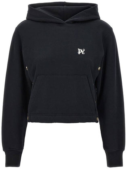 Monogram Embroidery Hoodie PWBB072S24FLE0011010 - PALM ANGELS - BALAAN 2