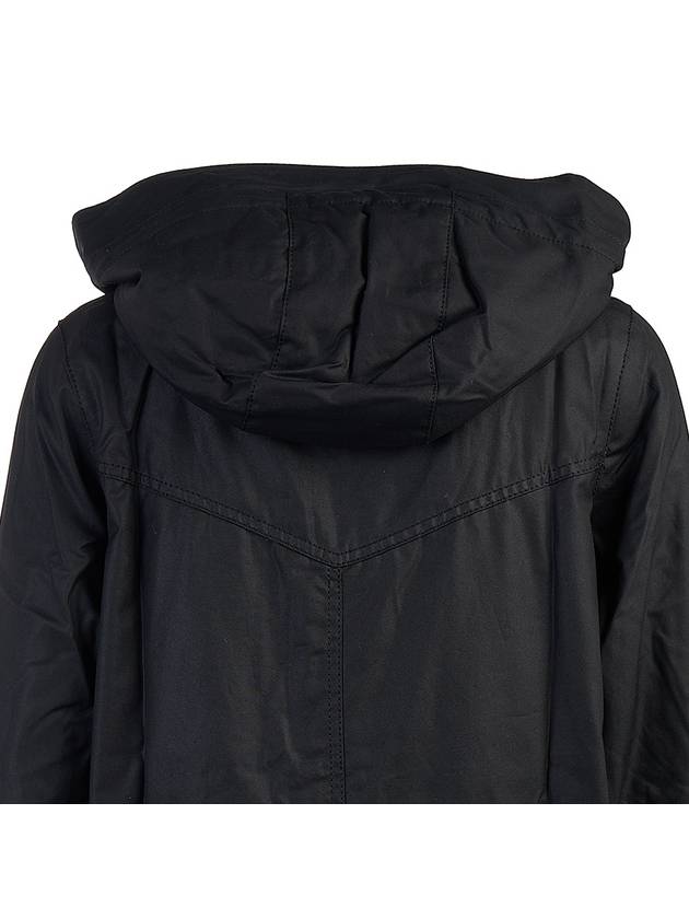 Monaco Wax Jacket Black - BARBOUR - BALAAN 6