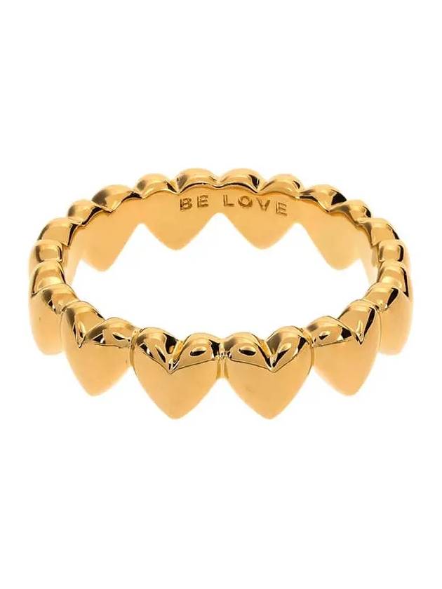 Row Of Hearts Ring Gold - PANDORA - BALAAN 6