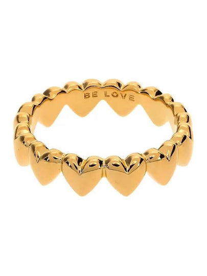 Row Of Hearts Ring Gold - PANDORA - BALAAN 2