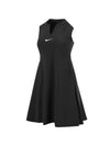 Women's Dry Fit Advantage Tennis Short Dress Black - NIKE - BALAAN 1