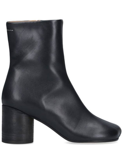 Tabi Leather Middle Boots Black - MAISON MARGIELA - BALAAN 2