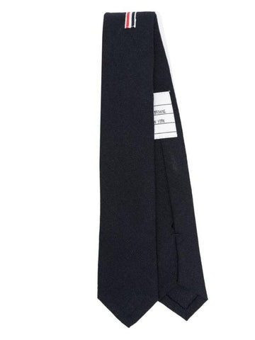 RWB Striped Wool Tie Navy - THOM BROWNE - BALAAN 1