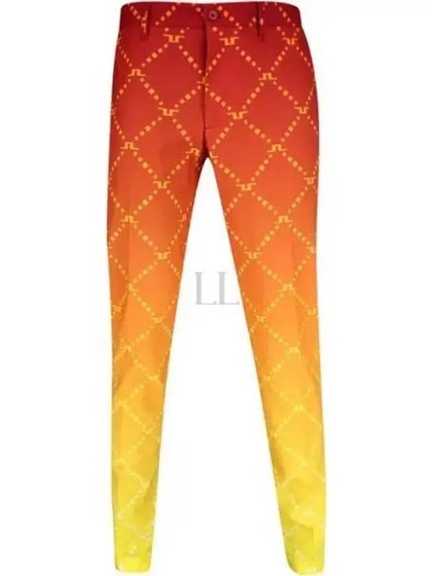 Fade Logo Print Slim Pants Sunset - J.LINDEBERG - BALAAN 2