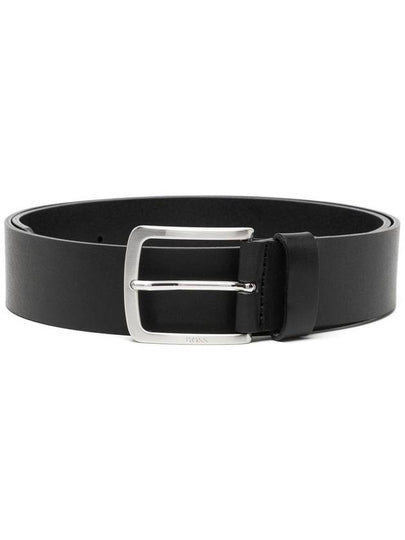 Italian Leather Belt Black - HUGO BOSS - BALAAN 2