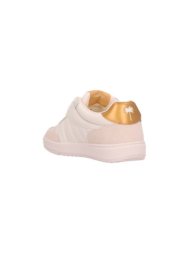 Sneakers PMIA097R24LEA0010176 BIANCO E ORO - PALM ANGELS - BALAAN 4