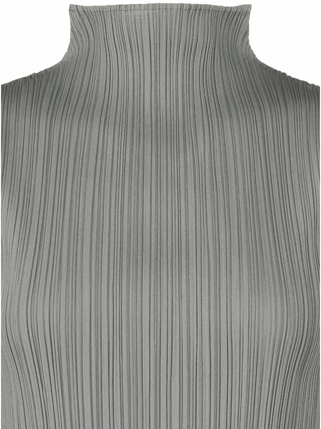 Pleated Please Basic Half Neck Tank Top - ISSEY MIYAKE - BALAAN 4