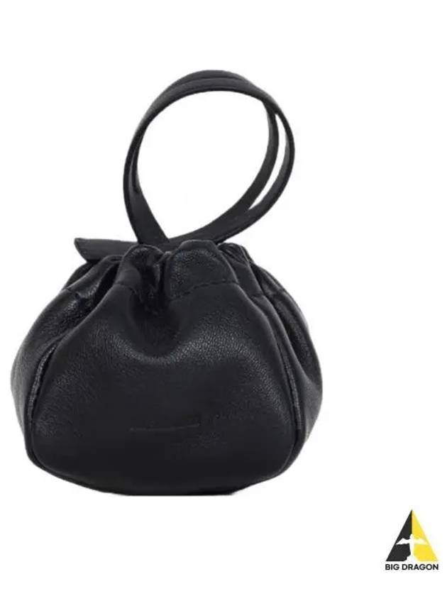 Women's Ripple Mini Pouch Bucket Bag Black - JIL SANDER - BALAAN 2