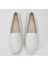 Women's Gommino Leather Driving Shoes White - TOD'S - BALAAN 3