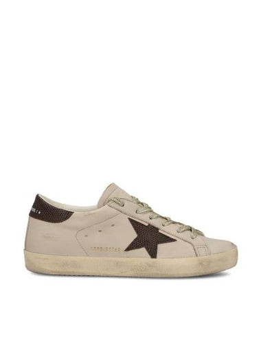 Superstar Leather Low Top Sneakers Beige - GOLDEN GOOSE - BALAAN 1