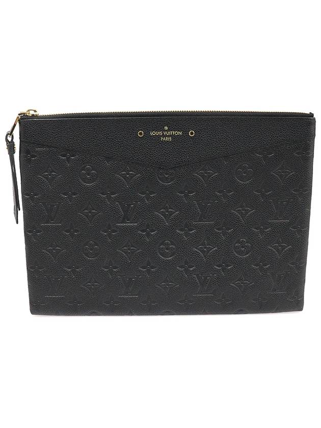 M62937 Black Monogram Empreinte Daily Pouch Clutch - LOUIS VUITTON - BALAAN 1