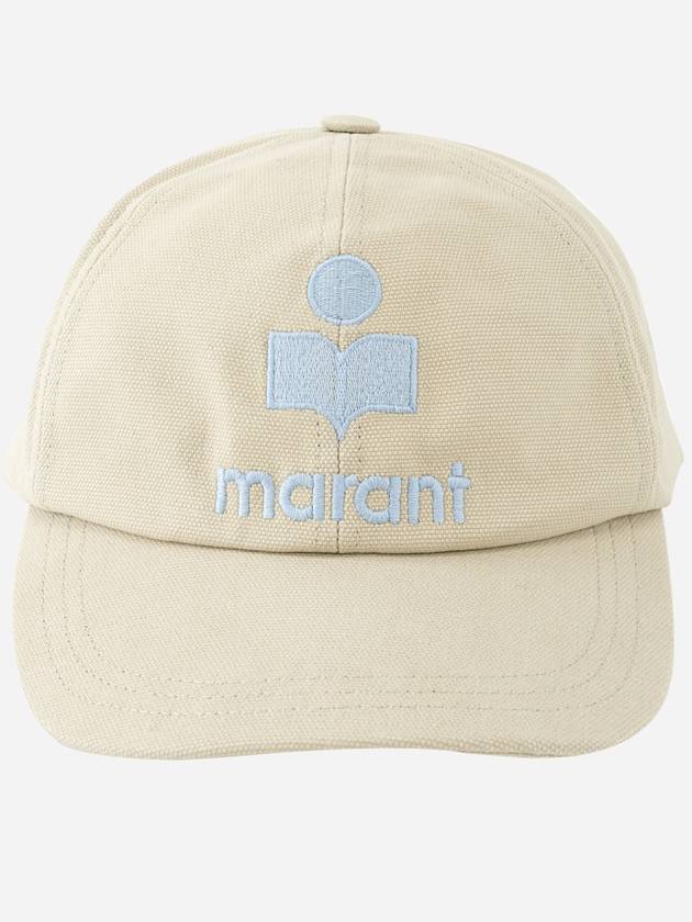 Tyron Logo Cotton Ball Cap Beige - ISABEL MARANT - BALAAN 2