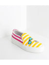 Women's Striped Slip-Ons Pink Yellow - JOSHUA SANDERS - BALAAN 2