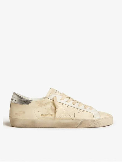 Superstar Leather Low Top Sneakers Silver Beige - GOLDEN GOOSE - BALAAN 2