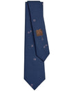 Pluie Equestre Tie Navy - HERMES - BALAAN 2