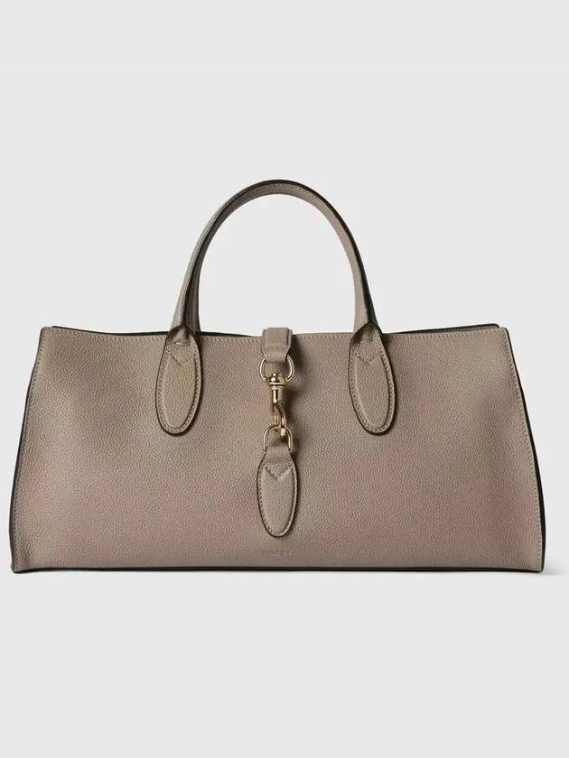 Medium tote bag hook closure beige leather 795282AZB0G1523 - GUCCI - BALAAN 3