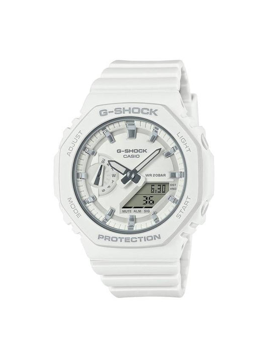 Plastic Strap Analog Digital Watch White - G-SHOCK - BALAAN 1