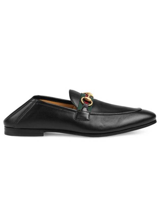 Horsebit Leather Loafers Black - GUCCI - BALAAN 4