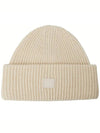 Small Face Logo Beanie Oatmeal Melange - ACNE STUDIOS - BALAAN 2