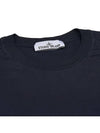 Logo Patch Short Sleeves T-Shirt Navy - STONE ISLAND - BALAAN 6