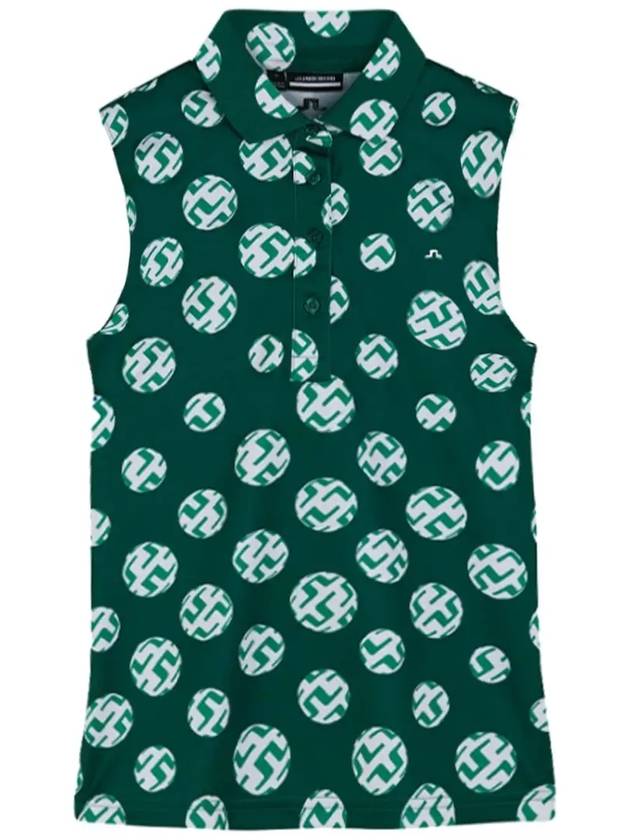 SS Golf Sleeveless Dena Print Sleeveless PRINT All Colorway - J.LINDEBERG - BALAAN 4