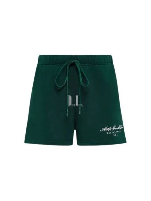 Women's Logo Sweatshirt Tennis Shorts Green - AUTRY - BALAAN 2