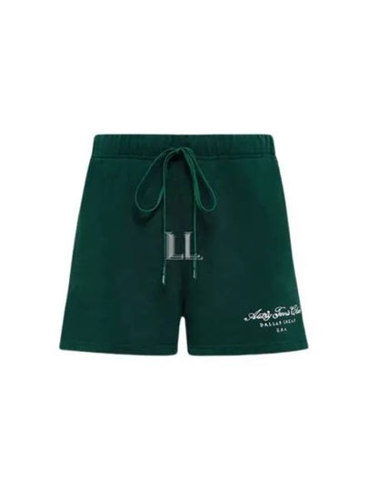 Women's Logo Sweatshirt Tennis Shorts Green - AUTRY - BALAAN 2