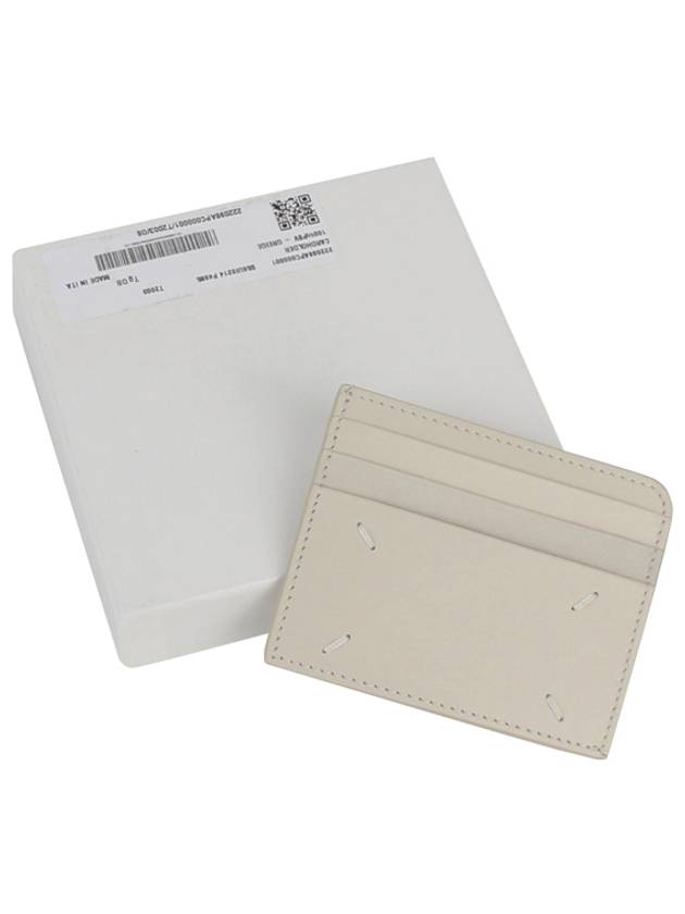 Stitch Number Logo Card Wallet Light Grey - MAISON MARGIELA - BALAAN 5