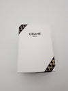 Triomphe Shiny Calfskin Flap Card Wallet Black - CELINE - BALAAN 5