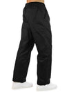 Club Woven Straight Track Pants Black - NIKE - BALAAN 3