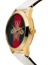 Women's Bee Embroidered Stripe Watch - GUCCI - BALAAN 4