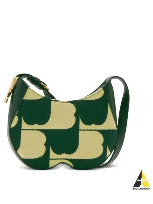 Chess Leather Small Shoulder Bag Green - BURBERRY - BALAAN 2