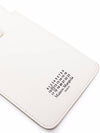 Logo Print Leather Phone Case White - MAISON MARGIELA - BALAAN 3