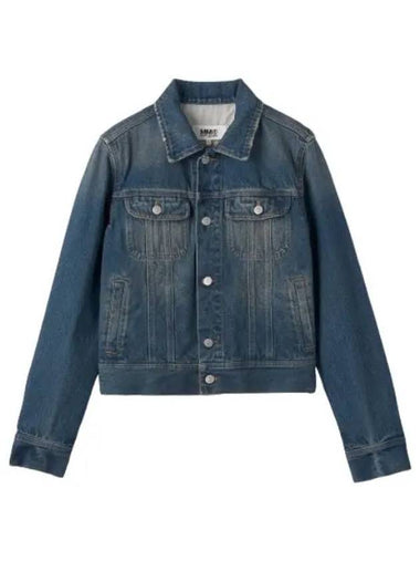 MM6 Sports Denim Jacket Green Cast - MAISON MARGIELA - BALAAN 1